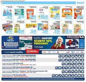 Volantino Sacoph Pagina 20: Pampers salviettine baby dry €4,49, GranTerre Snack & Vai! €0,89