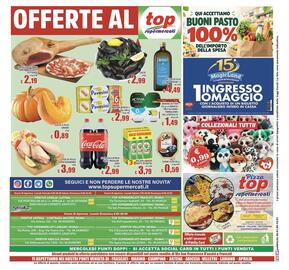 Volantino Top Supermercati Pagina 20: Nelson liquido piatti €3,79, De Cecco olio extra vergine €4,49