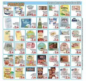 Volantino Top Supermercati Pagina 12: Wuber servelade €1,49, Emmenthal President €2,49
