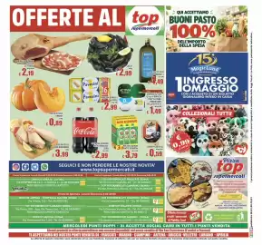 Volantino Top Supermercati Pagina 20: Nelson liquido piatti €3,79, De Cecco olio extra vergine €4,49
