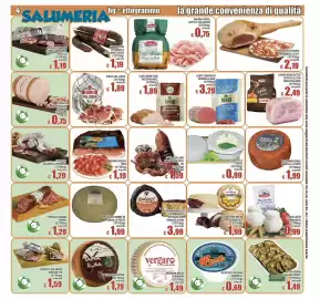 Volantino Top Supermercati Pagina 4: Cuor di latte la fonte €0,99, Clai Salame Ventricina 100% €1,59