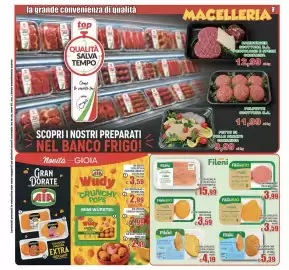 Volantino Top Supermercati Pagina 7: Fileni Cordon Chef con Filetti di Pollo €5,39, Fileni veline di petto di pollo €15,99