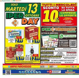 Volantino Iper Triscount Pagina 20: Espresso Sublime €12,99, Excelsior filetti di tonno €1,99