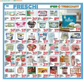 Volantino Iper Triscount Pagina 16: Perle di latte €1,19, Francia stracciatella di burrata €1,69