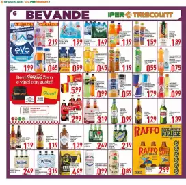 Volantino Iper Triscount Pagina 6: Sanpellegrino bibite €0,59, Messina birra cristalli di sale €3,19