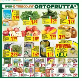 Volantino Iper Triscount Pagina 9: Bonduelle cuore di lattuga €1,29, Ortopronto zucchine julienne €1,59
