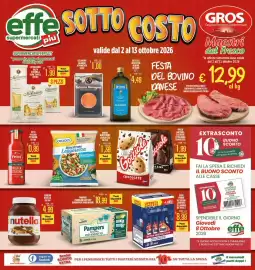 Volantino Supermercati EffePiù Pagina 1: Pampers Pannolini Baby Dry €18,99, Orogel Minestrone Leggerezza €1,39
