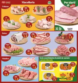 Volantino Supermercati EffePiù Pagina 3: Scaloppine di vitella €14,99, Fettine di pancetta di suino €4,99