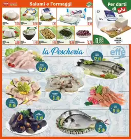 Volantino Supermercati EffePiù Pagina 5: Ortoetruria melanzane grigliate €1,49, Monesia cicoria ripassata €0,89