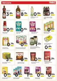 Folheto Froiz Página 4: Azeitonas qampo verdes descaroçadas €1,22, Arroz cozinha velha vaporizado €1,09