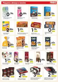 Folheto Froiz Página 5: Madalenas aurora chocolate ou laranja €1,37, Cápsulas Nescafé Dolce Gusto €3,68