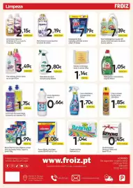 Folheto Froiz Página 8: Lixivia neoblanco mousse spray €1,70, Detergente skip cápsulas ultimate active clean €7,79
