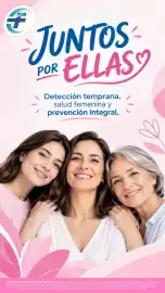 Catálogo Farmapronto Página 1: JUNTOS ELLAS POR Detección temprana, salud femenina y prevención integral. *Ofertas válidas