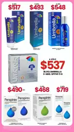 Catálogo Farmapronto Página 16: Umbrella plus emulsion €548,00, Perspirex loc maros pies €719,00