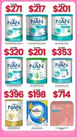 Catálogo Farmapronto Página 31: Nidal inf 1 año €198,00, Nan Optimalpro 3 €714,00