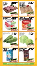 Folleto Merco semana 40 Página 2: Chimex Jamón de Pavo y Cerdo Cocido €32,99, Ricolac queso panela medio kilo €59,99