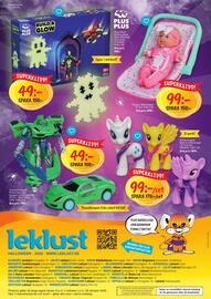 Leklust reklamblad Sida 26: Plus-Plus Docka. Med bilstol. €99,00, Transformerare €49,00