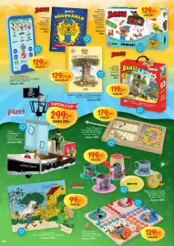 Leklust reklamblad Sida 22: Pippi. Pussel. €99,00, Bamse mobiltelefon €129,00