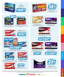 Catálogo Farmacia Soriana Página 18: Tempra Infantil €349,00, Analgen 550