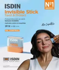 Catálogo Farmacia Soriana Página 3: ISDIN Invisible Stick Twist & Protect Fotoprotección en stick textura invisible