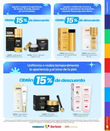 Catálogo Farmacia Soriana Página 7: Ayuda a mejorar la apariencia de líneas, firmeza, textura y/o luminosidad. Obtén 15% de