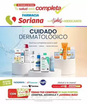 Farmacia Soriana (válido hasta 31-10)
