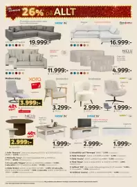XXXLutz reklamblad Sida 4: Livetastic lagervara nyhet €2.999,00, Niels Andersson Fåtölj €4.999,00