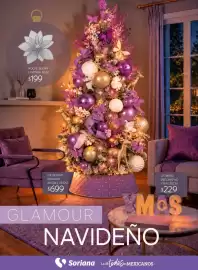 Catálogo Soriana Súper Página 20: Noche Buena Lavanda €199,00, Pie de pino morado €699,00
