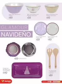 Catálogo Soriana Súper Página 23: Bowl de Melamina €59,00, Bowl de Melamina Dorado con Blanco €49,00