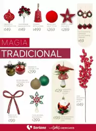 Catálogo Soriana Súper Página 3: Velvet - esfera roja velvet 20 cm €269,00, Esfera decorada con cardenal €199,00