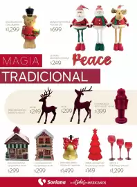 Catálogo Soriana Súper Página 5: Velvet - reno decorativo €249,00, Letreo decorativo peace €249,00