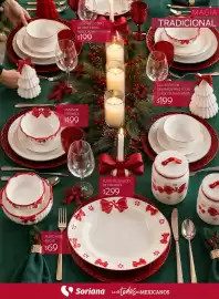 Catálogo Soriana Súper Página 6: Plato de servicio de cerámica €299,00, Plato base €69,00