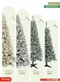 Catálogo Soriana Súper Página 60: Árbol Nevado Preiluminado €4.699,00, Árbol Nevado €999,00