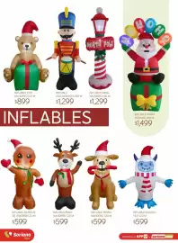 Catálogo Soriana Súper Página 63: Inflable Oso Navideño €899,00, Inflable Muñeco De Jengibre €599,00