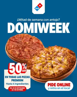 Domino's Pizza (válido hasta 6-10)
