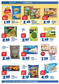Volantino Ok Sigma Pagina 12: McCain Golden Long Original Crinkle €1,99, Findus Piselli Novelli €3,97