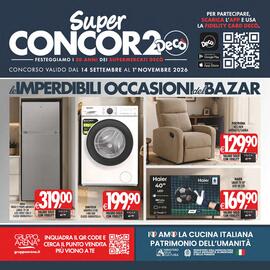 Volantino Deco Superstore Pagina 42: Poltrona recliner antracite/sabbia €129,90, Sinotech lavatrice 8 kg €199,90