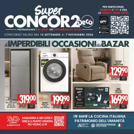 Volantino Deco Iperstore Pagina 42: Poltrona recliner antracite/sabbia €129,90, Sinotech lavatrice 8 kg €199,90