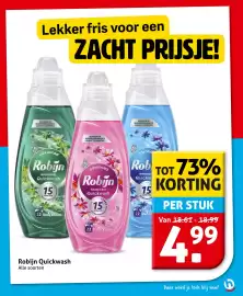 Hoogvliet folder week 41 Pagina 3: Robijn Quickwash €4,99