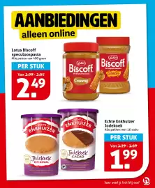 Hoogvliet folder week 41 Pagina 31: Alle Echte Enkhuizer Jodekoek €1,99, Alle Lotus Biscoff speculoospasta €2,49
