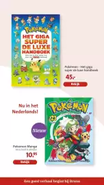 Bruna folder Pagina 17: Pokemon Manga €10,95, Pokémon - Het giga super de luxe handboek €45,00