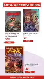 Bruna folder Pagina 5: Helden van Amoras Cross Road Blues €8,99, De Rode Ridder De blauwe dood €7,99
