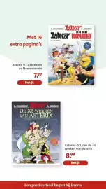 Bruna folder Pagina 8: Asterix - 50 jaar de xii werken van Asterix €8,99, Asterix en de Noormannen €7,99