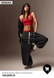 Bershka gazetka tydzień 40 Strona 7: Spodnie dresowe dancer o kroju balloon Bershka €139,00