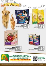 Volantino Al Discount Pagina 16: Friskies adult secco €4,89, Purina One Mini Delicate Salmone Riso €3,49