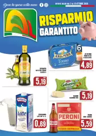 Volantino Al Discount Pagina 1: Olio extra vergine di oliva classico Desantis €5,19, Galbanino l'Originale €5,19