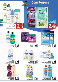 Volantino Al Discount Pagina 14: Dove DEO Roll-on 50ml/DEO Spray ML150/Stick ML50 €2,19, Pampers Pannolini Sole e Luna €3,79