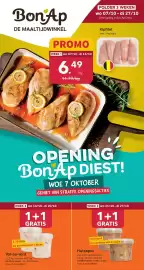 Bon Ap folder Pagina 1: Bon Ap DE MAALTIJDWINKEL PROMO WEEK 1 wo 07/10 - di 13/10 6.49 11.79/kg kg FOLDER 3 WEKEN wo 07/10 -