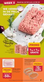 Bon Ap folder Pagina 5: WEEK 2 Vanaf wo 14/10 t.e.m. di 20/10 WE HEBBEN IN DE PRIJS GEHAKT Rap naar BonAp NIEUWE PROMO