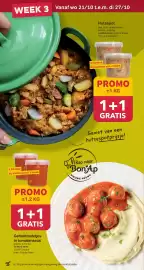 Bon Ap folder Pagina 6: WEEK 3 Vanaf wo 21/10 t.e.m. di 27/10 Hutsepot met 10% varkensvlees promo: 3.50/kg 13.98/2 stuks -
